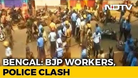 Bengal BJP Activists Take Out Bike Rally Despite Ban, Clash With Police