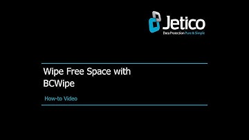 How to Wipe Free Space with BCWipe