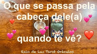 ❤️O QUE PASSA PELA CABEÇA DESSA PESSOA QUANDO TE VÊ? O QUE SENTE?COMO FICA?#raiodeluztarot✨✨✨✨✨✨✨✨✨✨