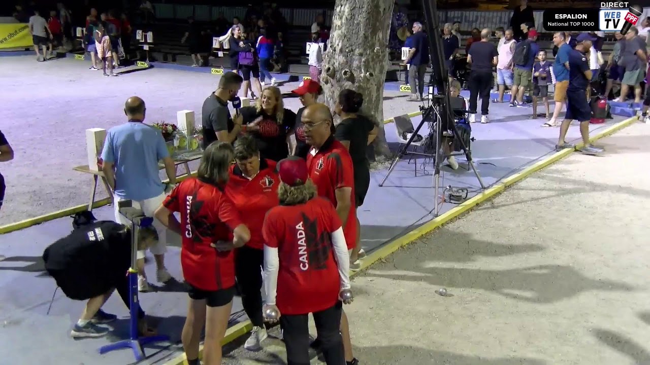 Miniature de la vidéo : National TOP 1000 de ESPALION - Finale TRIPLETTE FEMININ: Equipe SCHOPP contre Equipe CANADA