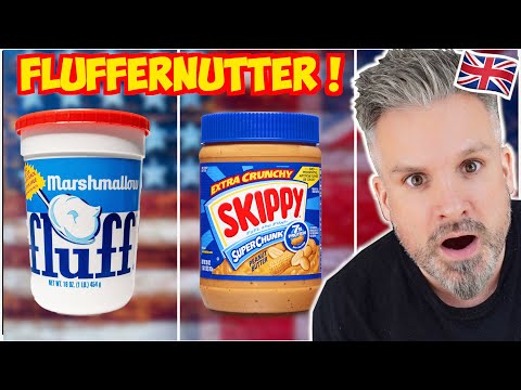 Brit tries  [FlufferNutter Sandwich]For The First Time | how does this work ?!?!