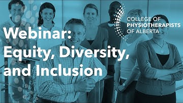 Webinar: Equity, Diversity, and Inclusion: An Overview of the Basics