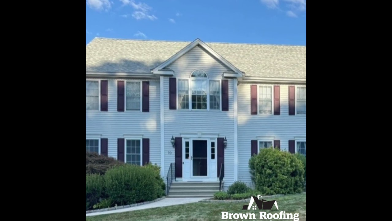 Brown Roofing Roof Repair Before & After Shelton, CT