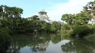 4K Osaka Castle Garden Japan 大阪城 池