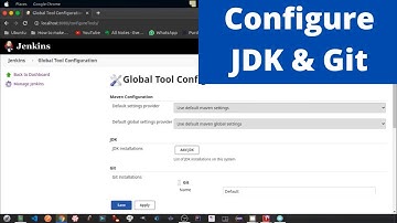 JDK and Git Configuration - Part 3 - Configure JDK and Git in Jenkins Under 2 min! (2020)