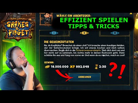 Shakes & Fidget - Effektiv Spielen! Immer die Beste Quest auswählen! *777 SFGame