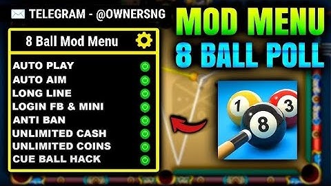 🔥 Latest 8ball Mod Menu Apk - Aimbot long line | Hacks 8ball pool 2025 