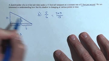 Related Rates   Shadow Problem A16