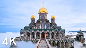 Russian Onion Domes Orthodox Dreamscape: A 4K Cinematic Journey | Sacred Ambience for Focus & Prayer