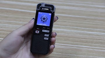 EVIDA L60 voice recorder basic operation