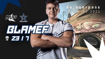 MVP CSGO POV: Complexity blameF (23/7) vs Vitality (de_overpass) @ Blast Premier Spring