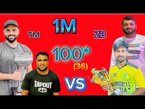 96 Runs Need 36 Balls Tamour Mirza , Muzzamil Kamoke vs Zabi Butt ...