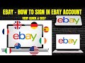 eBay | How to Sign in eBay Account | Login to your eBay Account Very Easy |Tutoring