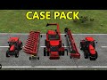 Fs14 Farming Simulator 14 - CASE TRACTORS AND HARVESTER Timelapse