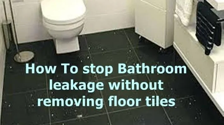 How To stop Bathroom leakage without removing floor tiles- how to waterproof a bathroom floor - DayDayNews