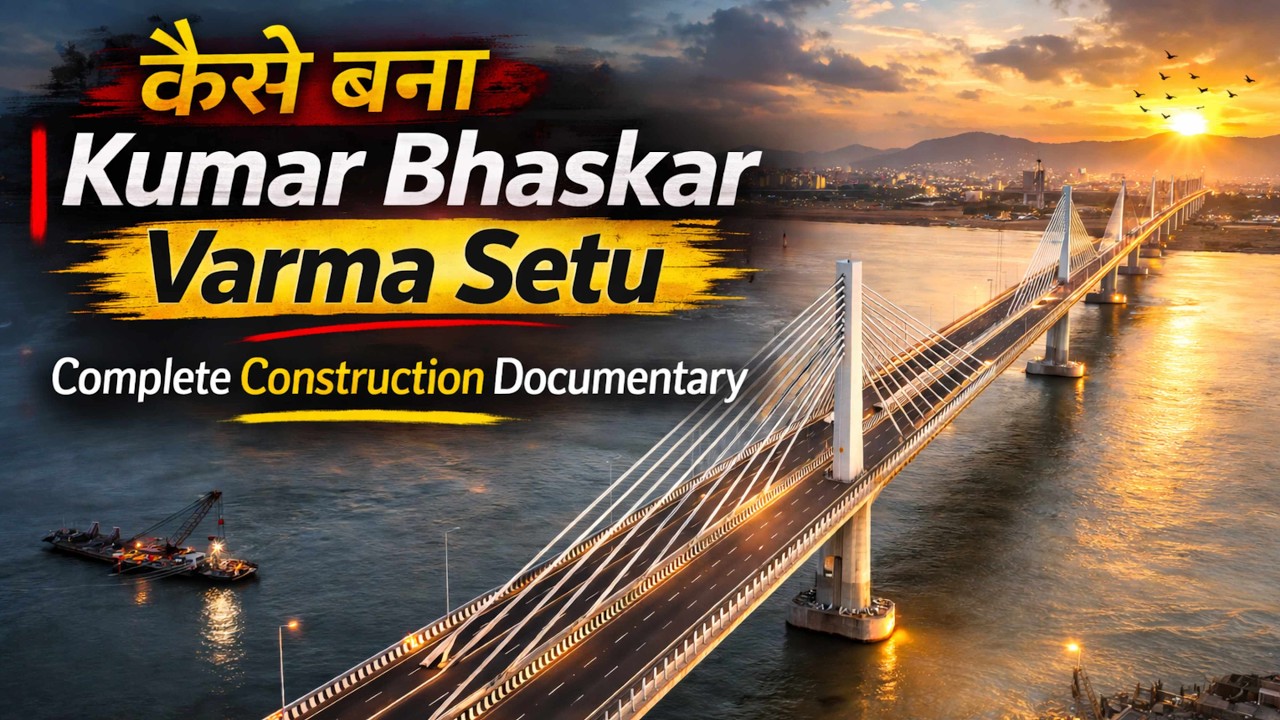 ब्रह्मपुत्र पर बना असम का सबसे बड़ा पुल | Kumar Bhaskar Varma Setu पूरी कहानी