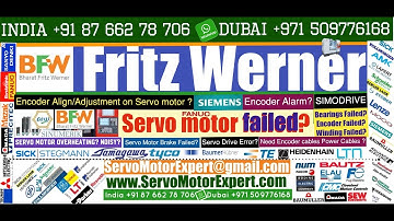 BFW Fritz Werner CNC Siemens,servo motor encoder working,servo encoder  Signal,Resolver Alignment