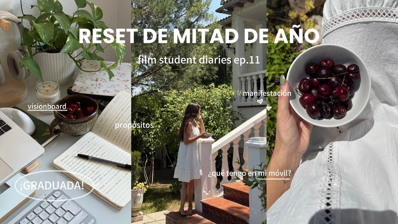 RESET de mitad de año 🧺☁️🌿 film student diaries ep.11