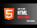 12 Meta Tags of HTML in Hindi by Deepak Mandal | beginner to advanced