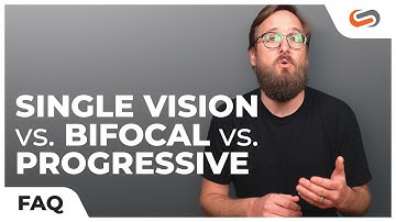 Single Vision Lens VS. Bifocal VS. Progressive