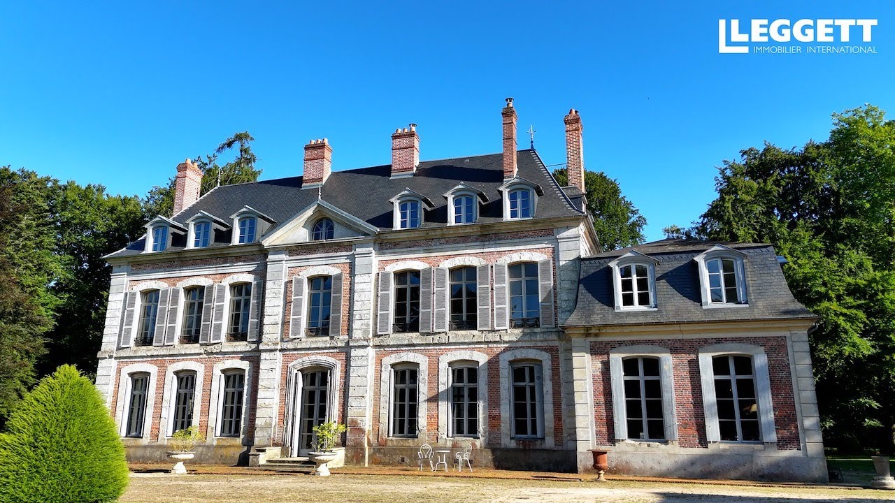Historic Normandy estate on 25 acres with 1742 château, guesthouse, outbuildings & heritage park