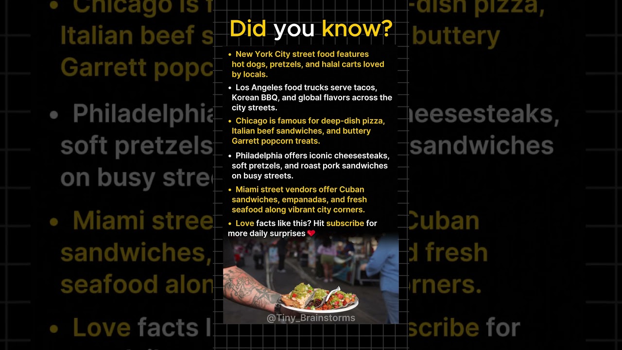 Best Street Food in American Cities