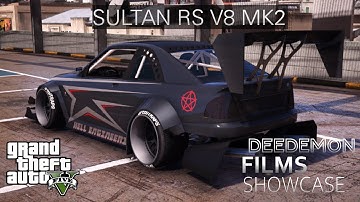 SULTAN RS V8 MK2 Showcase | GTA 5 Cinematic Showcase Full HD | Dee Demon The Gamer