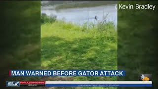 Victim in suspected Largo gator attack was warned before to stay out of water