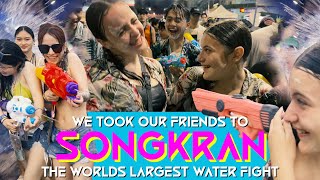 We took FRIENDS to SONGKRAN  VLOGUMENTARY  Bangkok Thailand Khaosan Khao San Road 2024