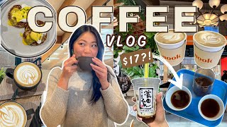 Cafe Hopping in Orange County, CA so YOU don't have to | Coffee Vlog pt. 1  coffee and pastries ☕