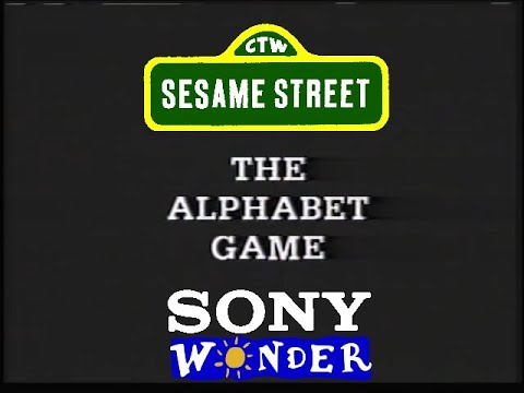 sesame street the alphabet game vhs