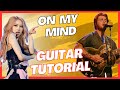 On My Mind Alex Warren Rose Guitar Tutorial