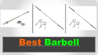 Top 6 Best Barbell in India | OLYMPIC BARBELL | WEIGHT BAR - बारबेल (लोहे का दंड)