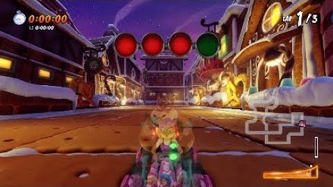 Crash Team Racing Nitro-Fueled (PS4) Gingerbread Joyride Developer Time