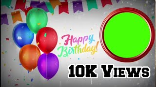 Birthday Background Greenscreen Kinemaster Template //vaanam vanthu sollum valthukkal song