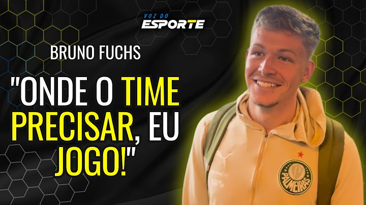 Bruno Fuchs sobre versatilidade no Palmeiras “Zagueiro, lateral, volante…”