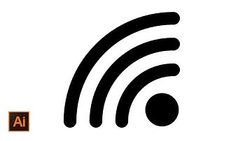 How to create Wi-Fi Icon in Adobe Illustrator | DesignMentor