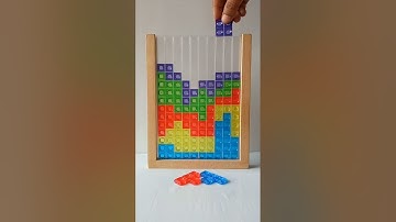 PLAY TETRIS BLOCKS GAME #satisfying #tetris #games #video #puzzle #asmr