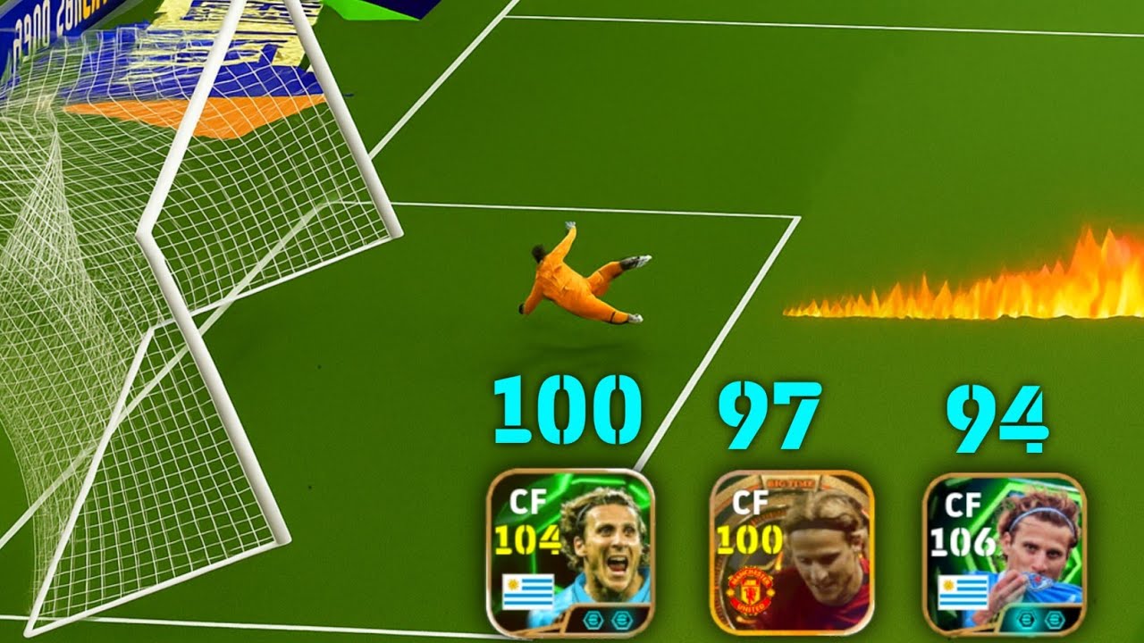 🔥 Тест силы удара Форлана 100 против 97 против 94 | eFootball 2026