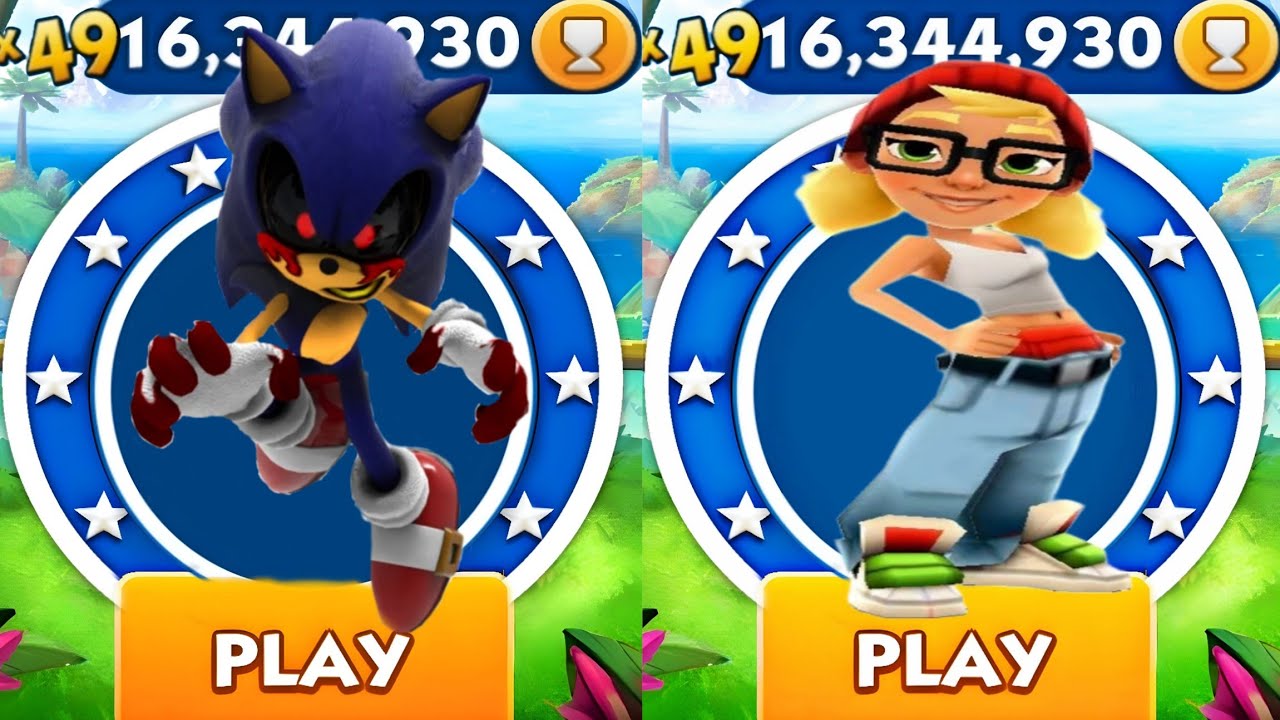 Sonic Dash - Sonic EXE VS Tricky _ Sonic vs All Bosses Zazz Eggman ...