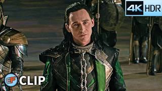 Odin Sentences Loki Scene | Thor The Dark World (2013) 4K HDR Movie Clip