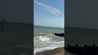 The Most Incredible RAF Red Arrows Moment. #shorts #airshow2025 #knockabouttravel #royalairforce