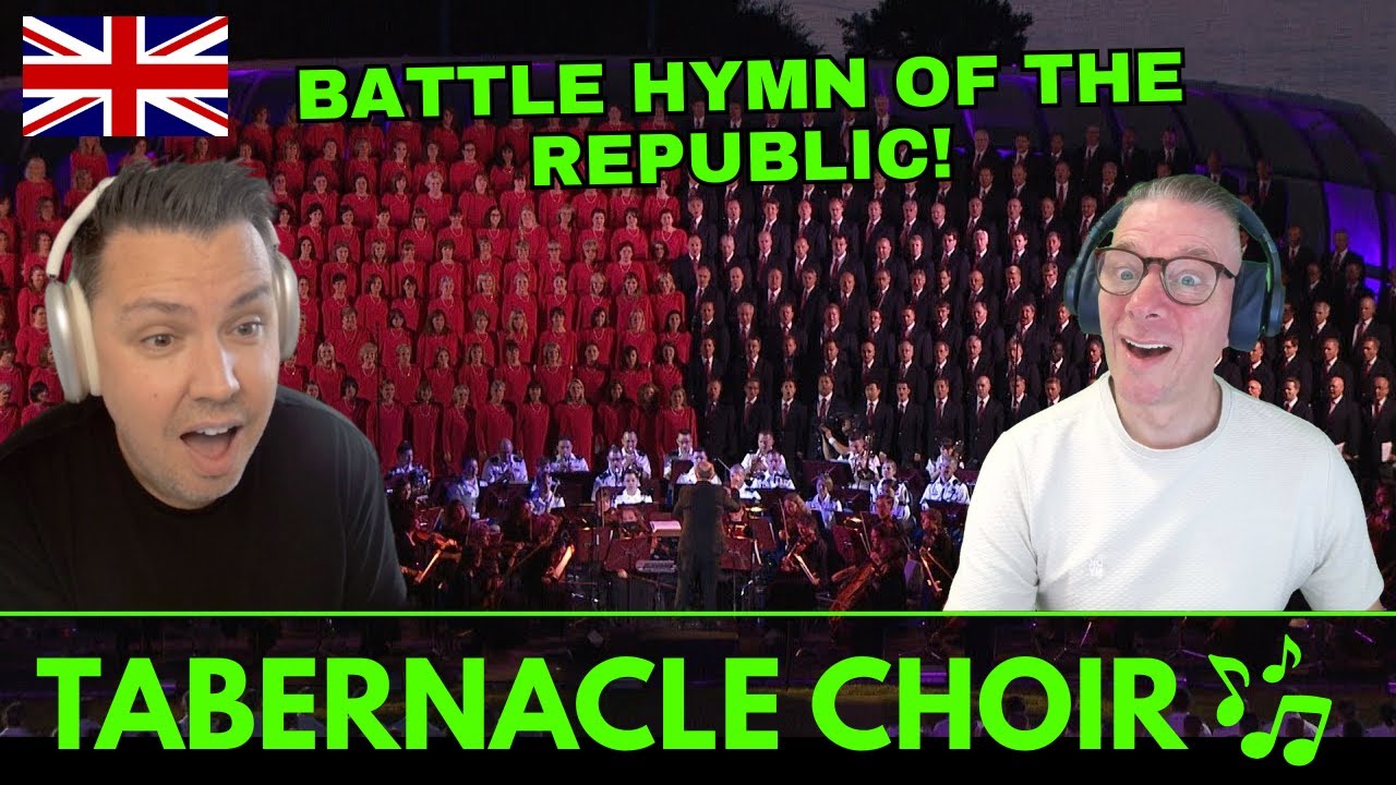 BRITS REACT to "Battle Hymn of the Republic" w/ the Mormon Tabernacle Choir LIVE from West Point