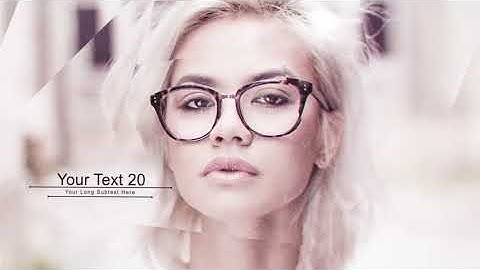 Glass Parallax Slideshow | After Effects project | Videohive template