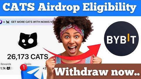CATS Airdrop Withdraw ~ Qualify and Withdraw Cats Airdrop to Bybit exchange | CATS AIRDROP