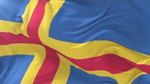 Flag of Aland Islands Waving | Motion Graphics - Videohive template