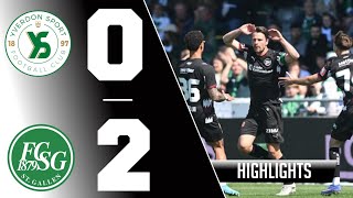 Yverdon Sport FC Vs FC St.Gallen 0-2 Schweizer Cup Highlights | Yverdon Gallen
