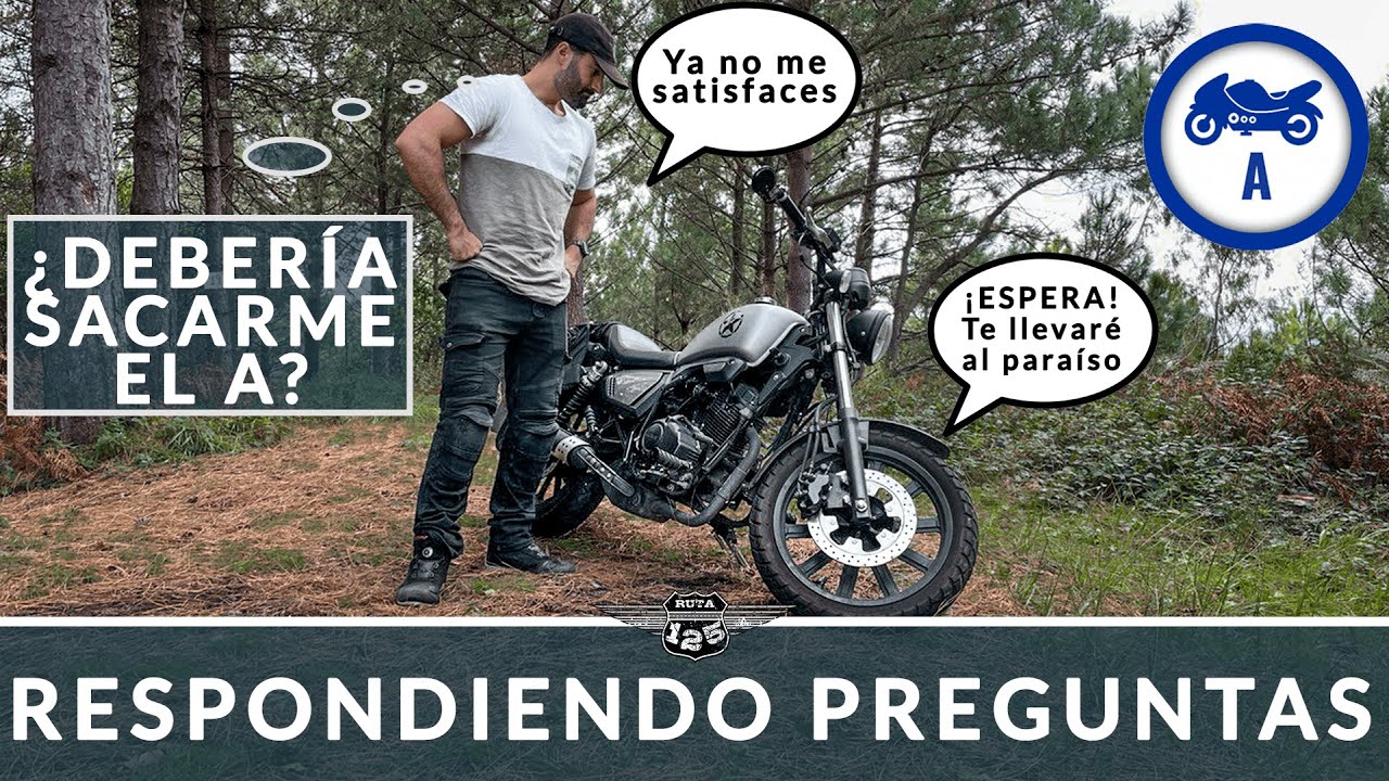 ¿Me saco el CARNET A y olvido las MOTOS 125?