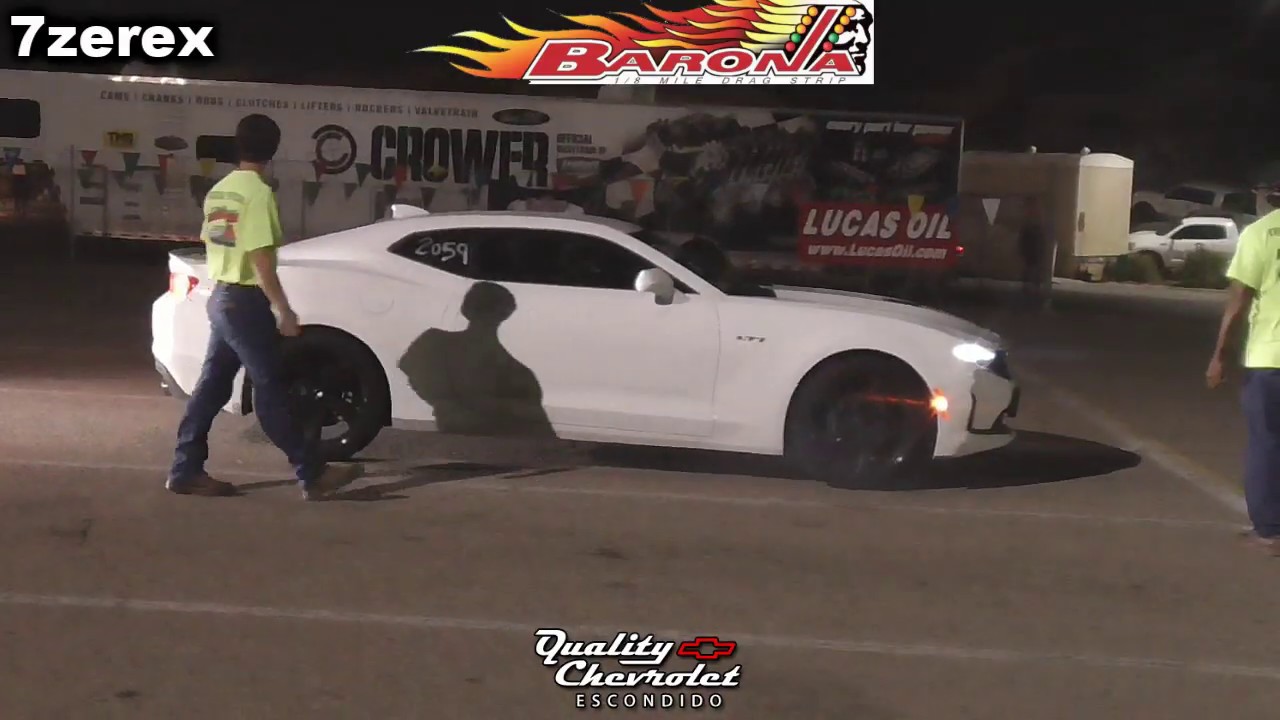 2020 Camaro LT1 Friday Night Street Legal Drags Barona Drag Strip 1018