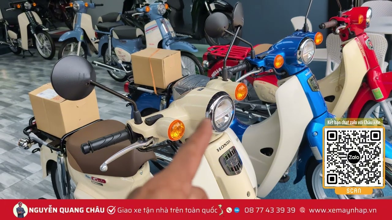 Xe Máy Nhập Khẩu: Honda Super Cub sản xuất, nhập Nhật
